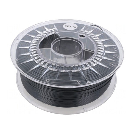 Filament PET-G 1,75mm Negru Oțel 1kg | Electronic-mag.ro | Componente Electronice