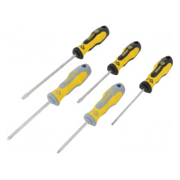 Set Şurubelniţe Phillips şi Plată 5 Bucăţi | Electronic-mag.ro | Componente Electronice