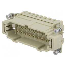 Conector HDC Inserturi Contact Tată Han Ex 16 16 PE | Electronic-mag.ro | Componente Electronice