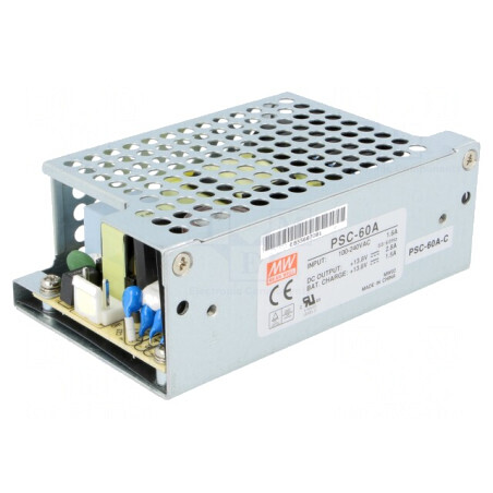 Alimentator Modular cu Buffer 59.34W 13.8VDC PSC-60A-C | Electronic-mag.ro | Componente Electronice