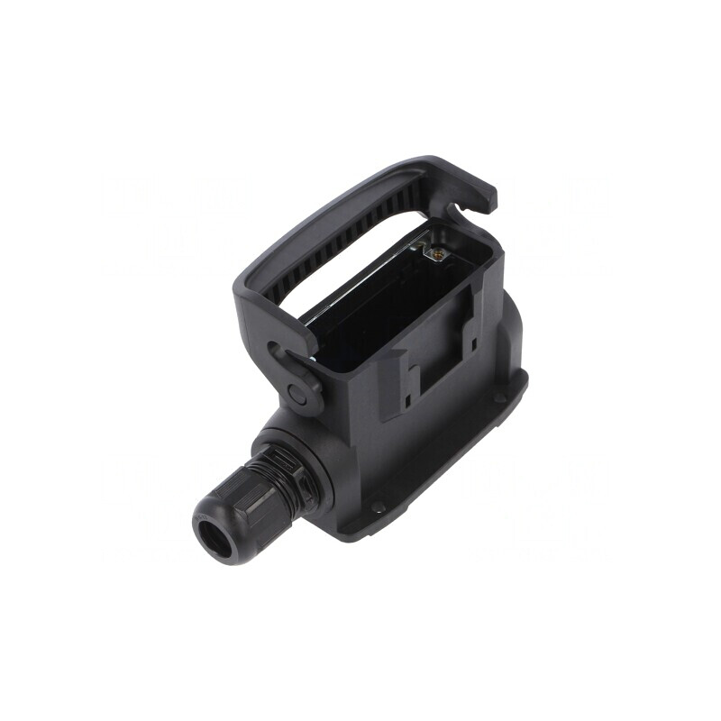 Carcasă pentru conectori HDC Han-Eco A 16A drept | Electronic-mag.ro | Componente Electronice
