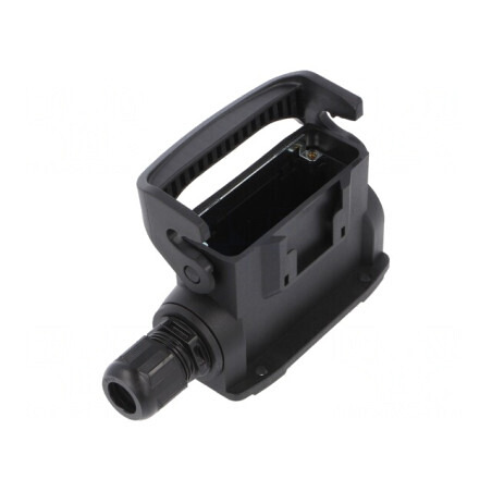Carcasă pentru conectori HDC Han-Eco A 16A drept | Electronic-mag.ro | Componente Electronice