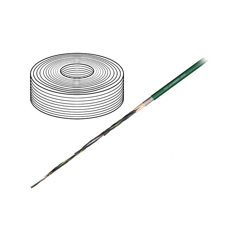 Cablu de control chainflex verde 25G0,5mm2 | Electronic-mag.ro | Componente Electronice