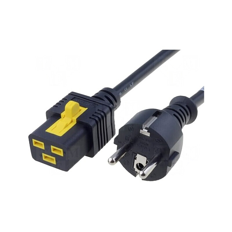 Cablu Alimentare 16A CEE 7/7 la IEC C19 6m Blocare PVC | Electronic-mag.ro | Componente Electronice