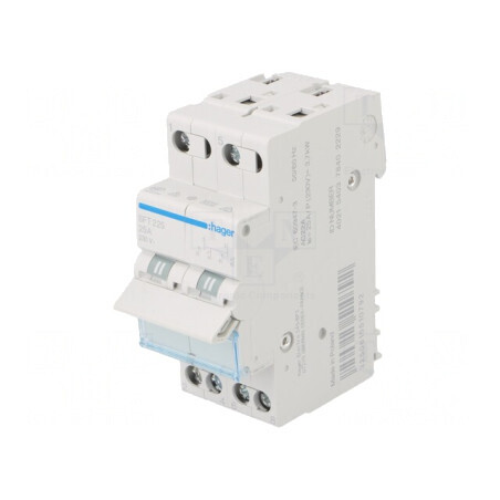 Întrerupător cu Manetă 2 Poli 230V 25A IP20 | Electronic-mag.ro | Componente Electronice