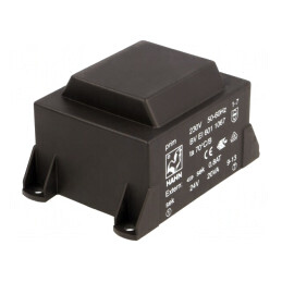 Transformator Încapsulat 20VA 230VAC 24V 834mA PCB | Electronic-mag.ro | Componente Electronice