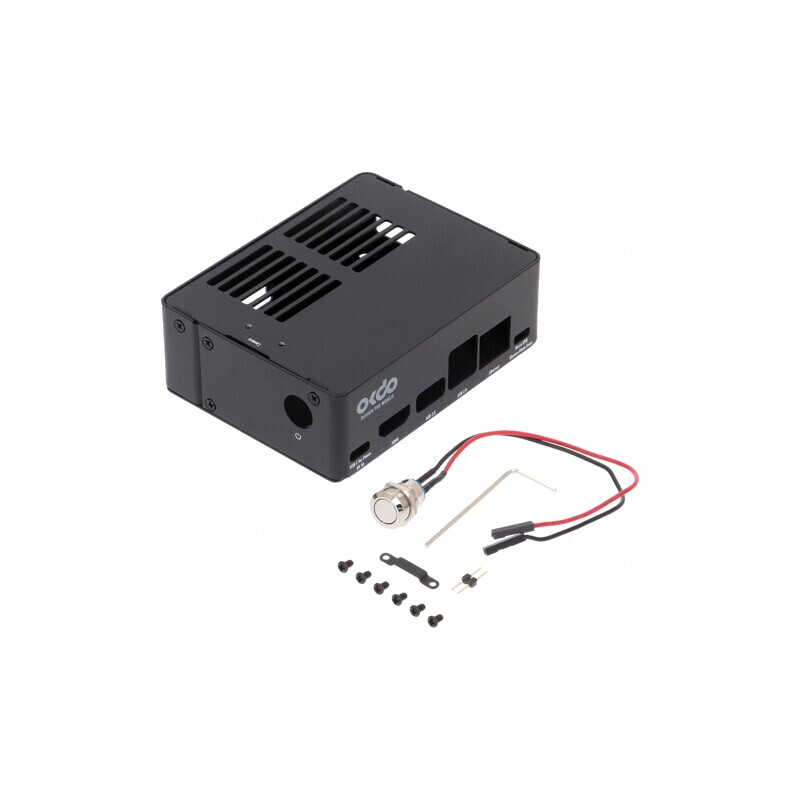 Carcasă Calculator Oțel Neagră 81mm x 106mm x 39mm | Electronic-mag.ro | Componente Electronice