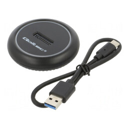 Staţie de andocare USB 3.1 neagră | Electronic-mag.ro | Componente Electronice