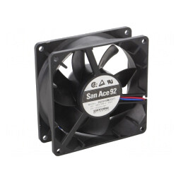 Ventilator axial DC 48V 92x92x32mm 72m3/h 25dBA cu bilă | Electronic-mag.ro | Componente Electronice