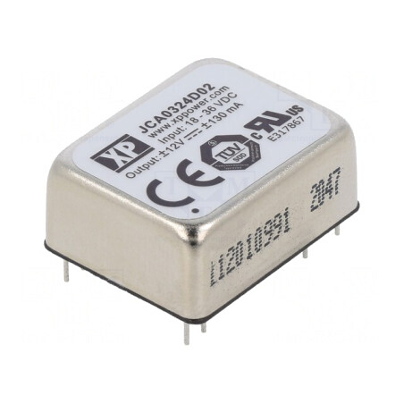 Convertor DC/DC 3W 18-36V Intrare 12VDC -12VDC Ieşire THT | Electronic-mag.ro | Componente Electronice