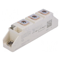 Modul Diodă-Tiristor 1,6kV 55A SEMIPACK1 | Electronic-mag.ro | Componente Electronice
