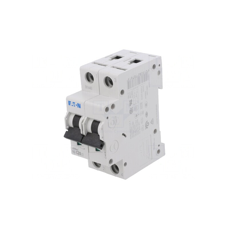 Întrerupător de supracurent 20A 2P 230/400V 15kA | Electronic-mag.ro | Componente Electronice