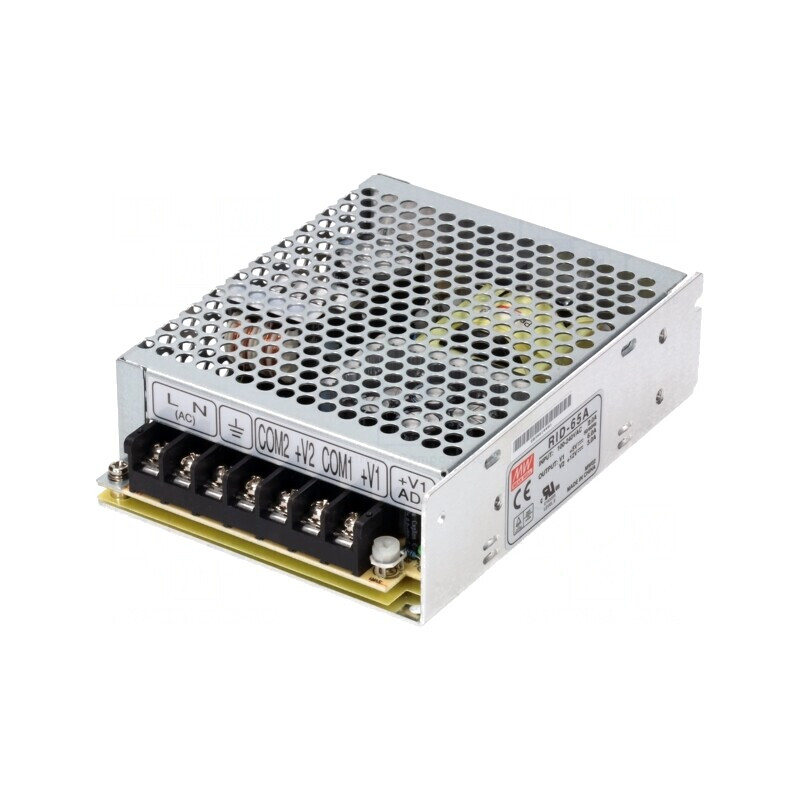Alimentator Pulsatoriu Modular 66W 5VDC RID-65A | Electronic-mag.ro | Componente Electronice