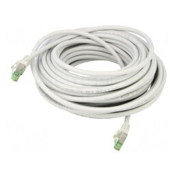 Patch Cord S/FTP Cat 8.1 LSZH Gri 15m | Electronic-mag.ro | Componente Electronice