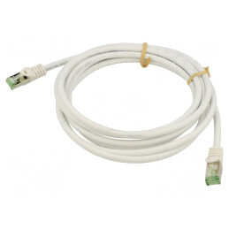 Patch Cord S/FTP Cat 8.1 Alb 15m LSZH 26AWG