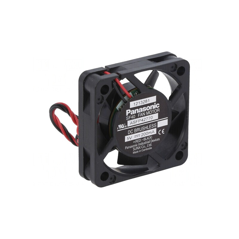 Ventilator axial 5VDC 40x40x10mm 9,6m3/h 24,5dBA cu bilă | Electronic-mag.ro | Componente Electronice