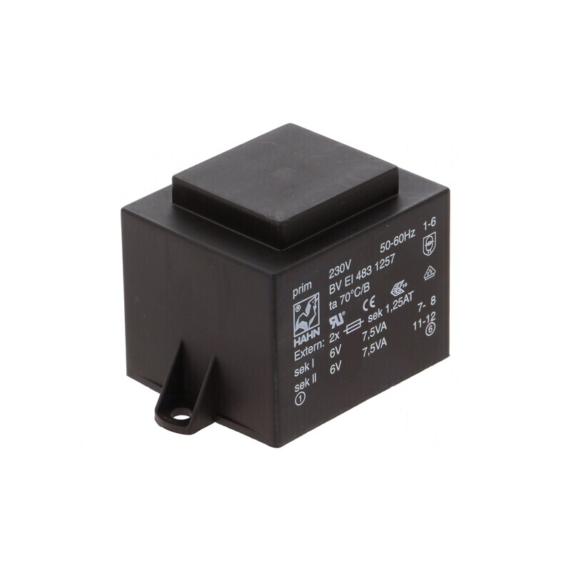 Transformator încapsulat 15VA 230VAC 6V PCB | Electronic-mag.ro | Componente Electronice Transformator încapsulat 15VA 230VAC 6V PCB | Electronic-mag.ro | Componente Electronice