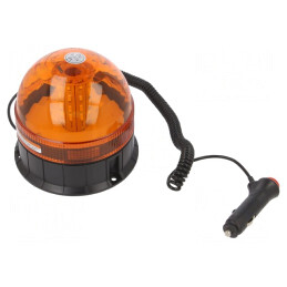 Semnalizator Luminos Portocaliu 12VDC/24VDC cu Magnet EB8020 | Electronic-mag.ro | Componente Electronice