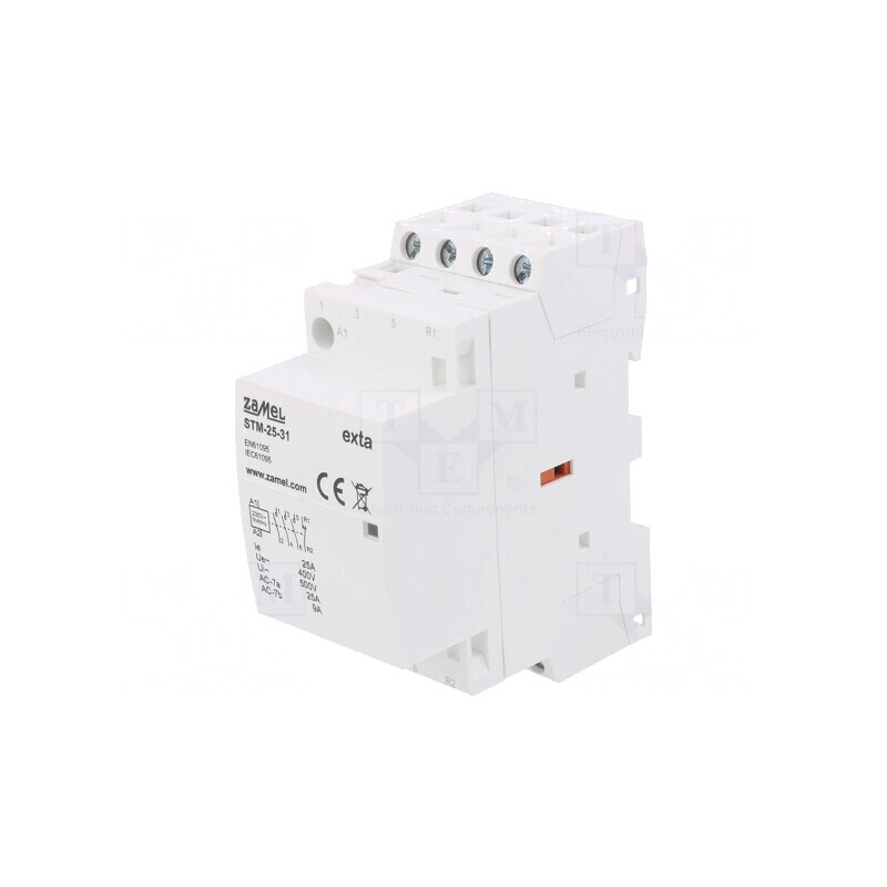 Contactor 4P 25A 230VAC NC NO x3 | Electronic-mag.ro | Componente Electronice