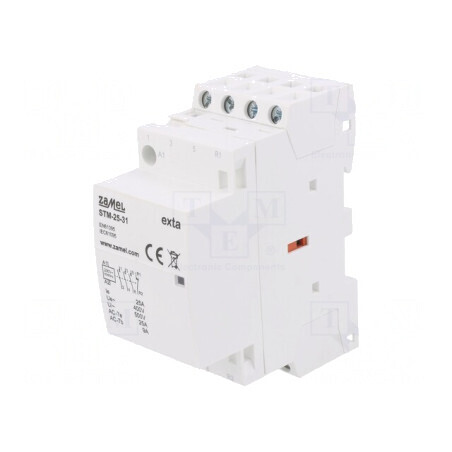 Contactor 4P 25A 230VAC NC NO x3 | Electronic-mag.ro | Componente Electronice