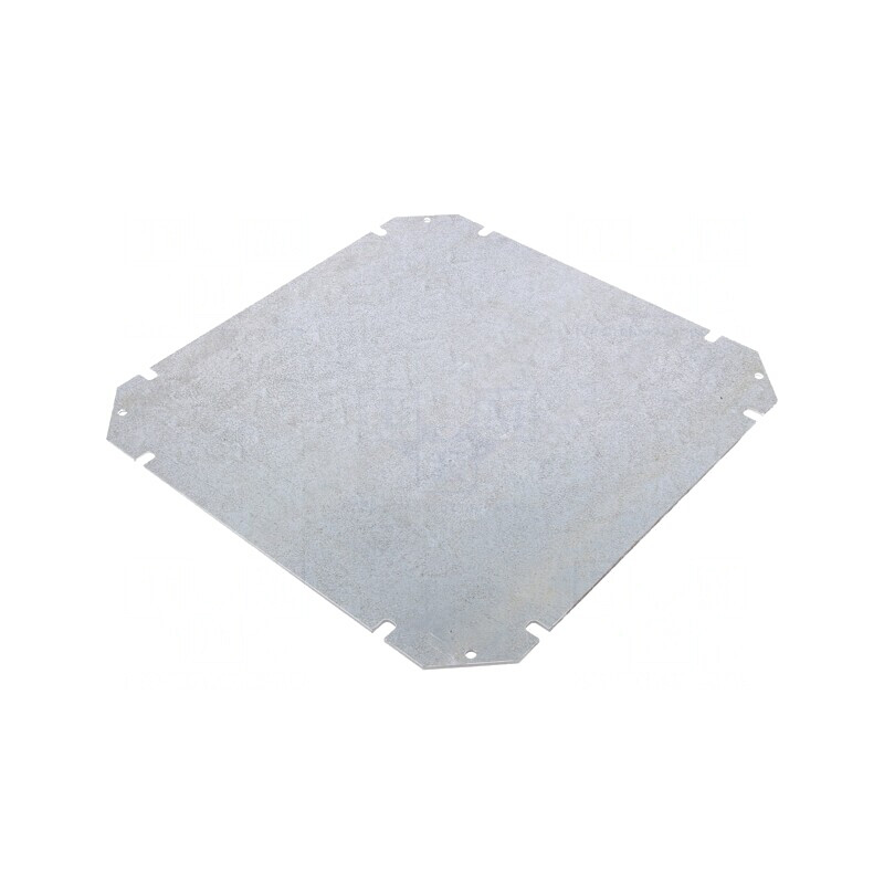 Placă de Montare Oțel Zincat 250x250x2mm | Electronic-mag.ro | Componente Electronice
