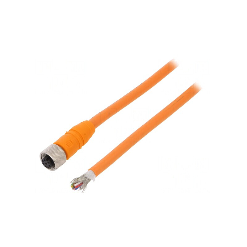 Cablu Conectare M12 8 PIN 5m 30VAC 4A | Electronic-mag.ro | Componente Electronice