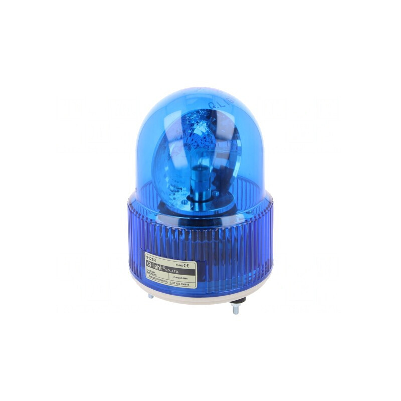 Semnalizator Luminos Rotativ Albastru 24VDC | Electronic-mag.ro | Componente Electronice