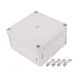 Carcasă Universală Policarbonat 130x130x75 mm | Electronic-mag.ro | Componente Electronice