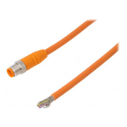 Cablu de Conectare M12 PIN 8 Drept 5m | Electronic-mag.ro | Componente Electronice