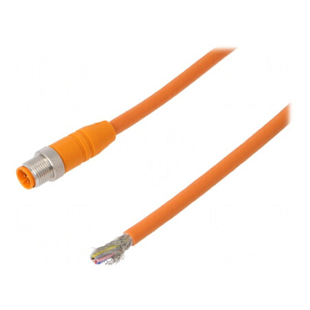 Cablu de Conectare M12 PIN 8 Drept 5m | Electronic-mag.ro | Componente Electronice