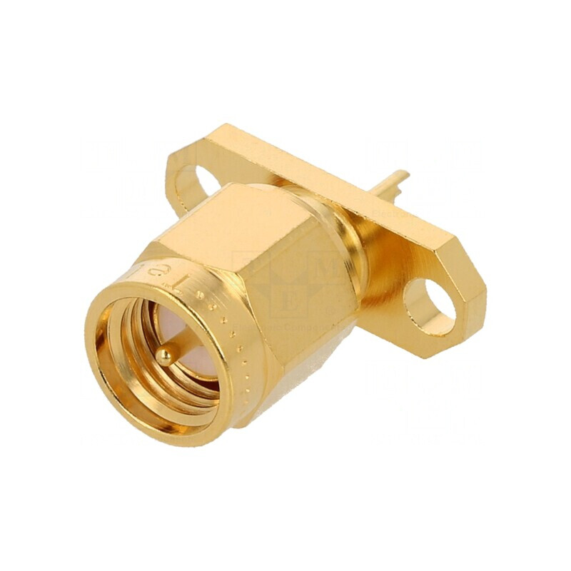 Soclu SMA Tată Drept 50Ω Aurit PTFE | Electronic-mag.ro | Componente Electronice