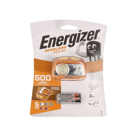 Lanternă LED pentru Cască 75m IPX7 500lm | Electronic-mag.ro | Componente Electronice
