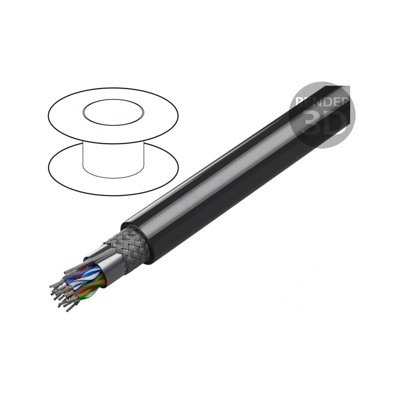Cablu RS232 RS422 30m PVC Crom | Electronic-mag.ro | Componente Electronice Cablu RS232 RS422 30m PVC Crom | Electronic-mag.ro | Componente Electronice