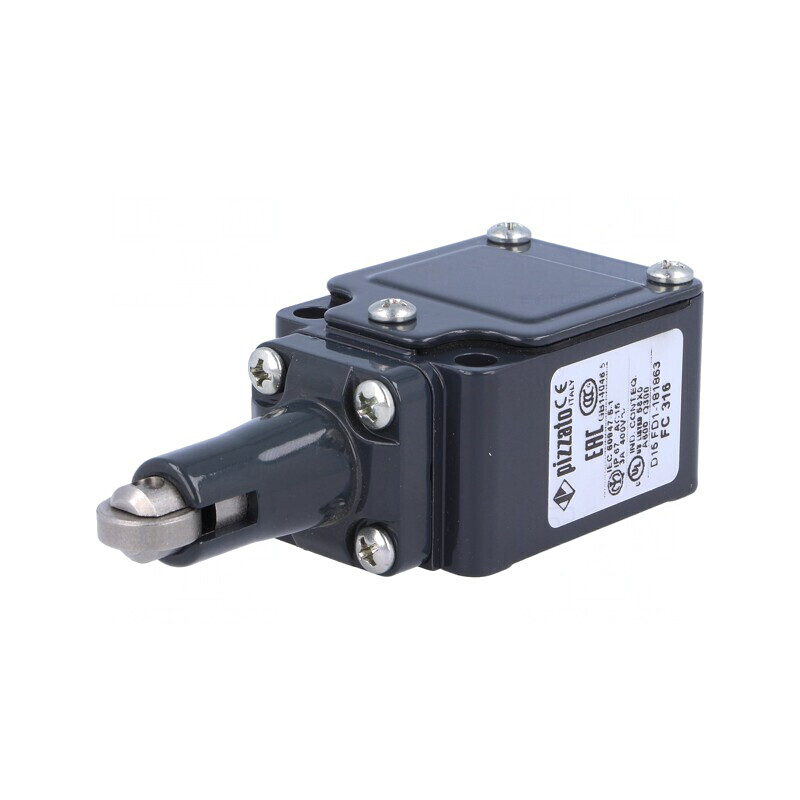 Limitator cursă rolă oţel Ø13mm NO NC 6A 400VAC PG11 | Electronic-mag.ro | Componente Electronice