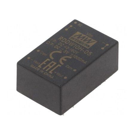 Convertor DC/DC 10W 43-160V la 5V/-5V THT | Electronic-mag.ro | Componente Electronice