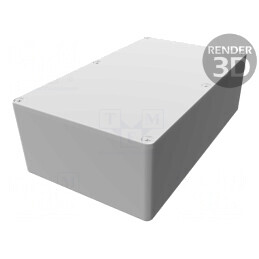 Carcasă Universală Aluminiu 120x200x64mm 1590WDE | Electronic-mag.ro | Componente Electronice
