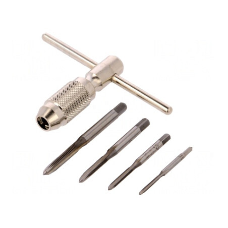Kit Tarozi și Mâner pentru Burghie de Filetat | Electronic-mag.ro | Componente Electronice