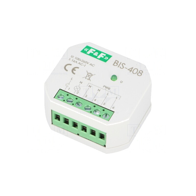Releu Bistabil de Impulsuri NO 16A IP20 230V | Electronic-mag.ro | Componente Electronice