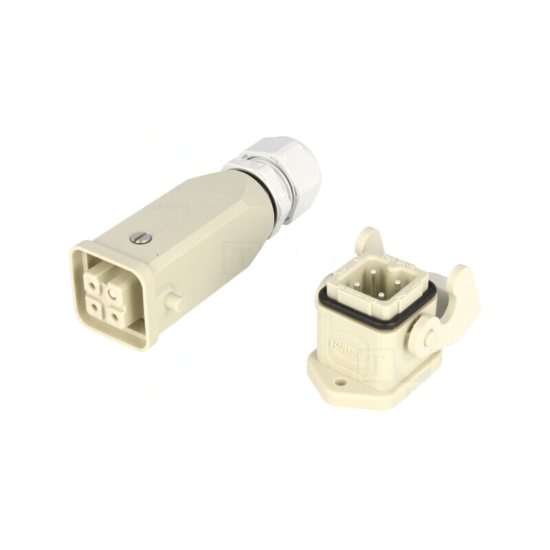 Conector HDC Set Complet Tată Mamă Soclu Mufă Han Kit | Electronic-mag.ro | Componente Electronice