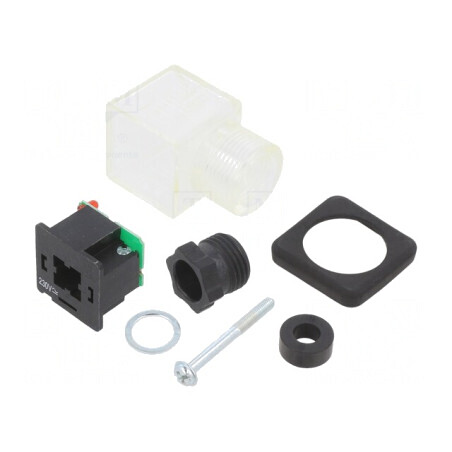 Fişă de Contact pentru Bobină IP65 24V | Electronic-mag.ro | Componente Electronice