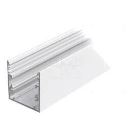 Profi Profil Aluminiu 1m Alb pentru Module LED | Electronic-mag.ro | Componente Electronice