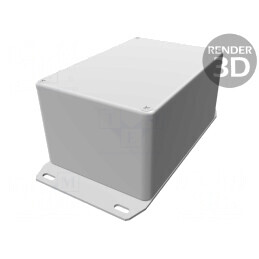 Carcasă Universală 80x120x59mm cu Lame de Fixare | Electronic-mag.ro | Componente Electronice