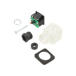 Fișă de contact pentru bobină IP65 230V | Electronic-mag.ro | Componente Electronice