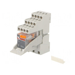 Releu intermediar 4PDT 230VAC pentru șină DIN | Electronic-mag.ro | Componente Electronice