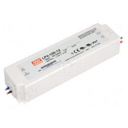 Alimentator LED 102W 12V 8.5A IP67 | Electronic-mag.ro | Componente Electronice