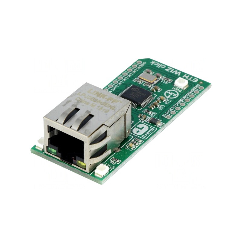 Placă Prototip Controler Ethernet SPI W5500 ETH WIZ CLICK | Electronic-mag.ro | Componente Electronice
