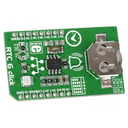 RTC6 CLICK - Placă Prototip cu RTC I2C MCP79410 și Mufă mikroBUS | Electronic-mag.ro | Componente Electronice