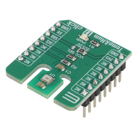 Senzor de Umiditate și Temperatură I2C HS3001 TEMP&HUM 17 Click | Electronic-mag.ro | Componente Electronice