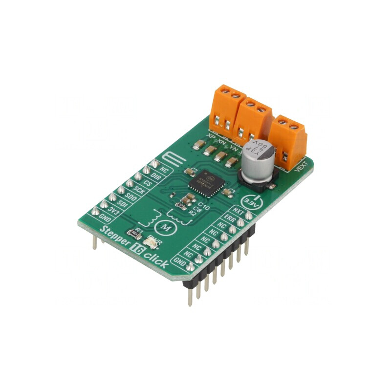 Controler Motor Pas GPIO SPI 3.3VDC - STEPPER 16 CLICK | Electronic-mag.ro | Componente Electronice