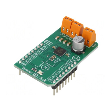 Controler Motor Pas GPIO SPI 3.3VDC - STEPPER 16 CLICK | Electronic-mag.ro | Componente Electronice